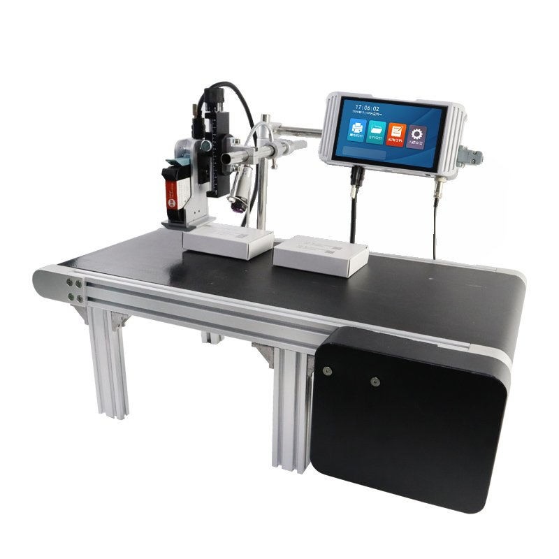 S10 Automatic Online Inkjet Coding Machine Production Date Batch Number Inkjet Printer with Paging Conveyor Coding Machine 220V