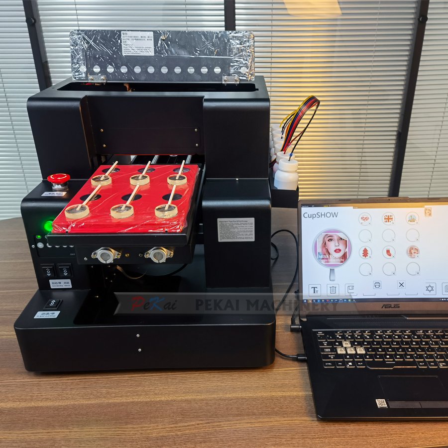 High Quality A4 A3 Size Automatic Desktop Edible Ink Food Printer for Cakes Macaroon Biscuits