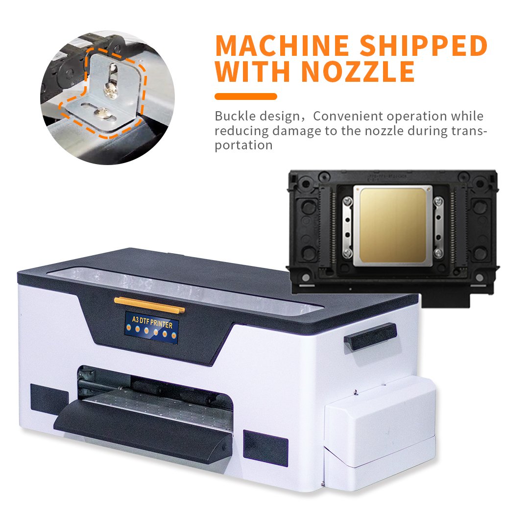 Auplex 2023 New Printer A3 Machine PET Film With Shaker L1800 Inkjet Printer dye sublimation printer