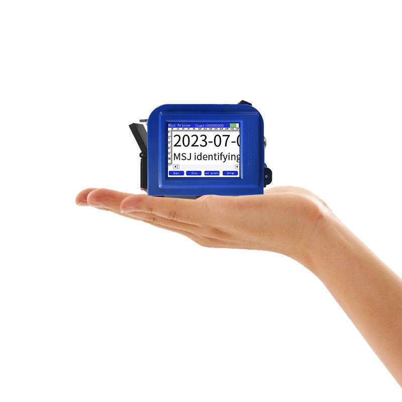 Small Handheld Intelligent Inkjet Printer for Simple Provided Automatic Single Pass Inkjet Printer Paper Bag Fast Dry Ink 0.5