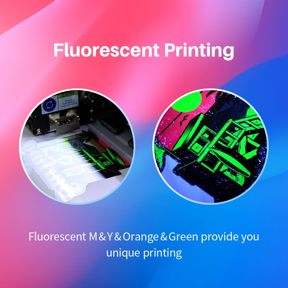 Fast Compact 30 40 60 80cm Double i1600 Heads 2400dpi Included with Powder Treating T-Shirt Printing Machine DTF Printer