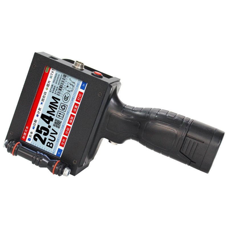 25.4mm Portable Expiry Date Hand Jet Batch Coding Machine Inkjet Printer For Carton Bag Plastic