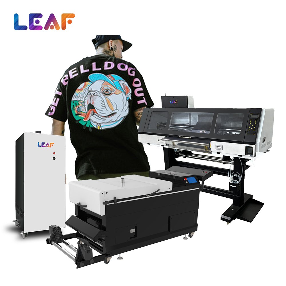 LEAF 24 inch Factory Price Digital Inkjet Printers DTF Printing Machine 60cm DTF Printer For Textile Clothing Printing