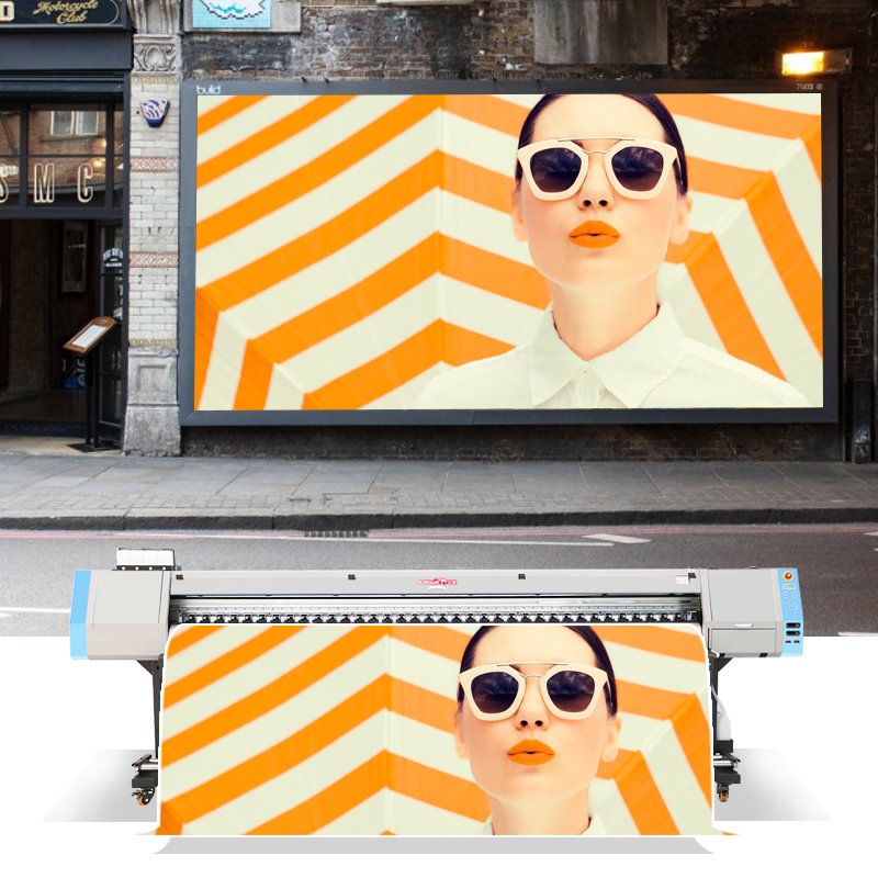 Hot sale 1440 dpi head flex banner vinyl latest vinyl sticker roll printing grando large format printer machine