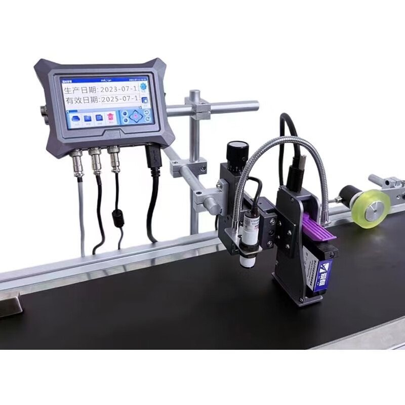 Reliable Reputation 12.7mm Bottle Production Date Coder Online Automatic Pagination Online Thermal Inkjet Printer
