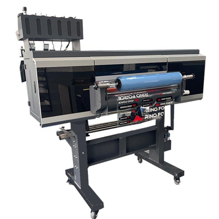 Multifunction 60cm uv dtf printer CMYK White Varnish and uv dtf AB film I3200 heads for uv sticker dtf printer