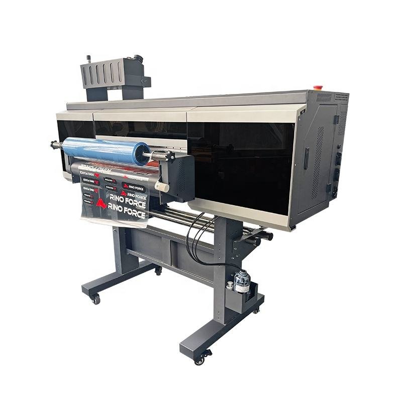 Multifunction 60cm uv dtf printer CMYK White Varnish and uv dtf AB film I3200 heads for uv sticker dtf printer
