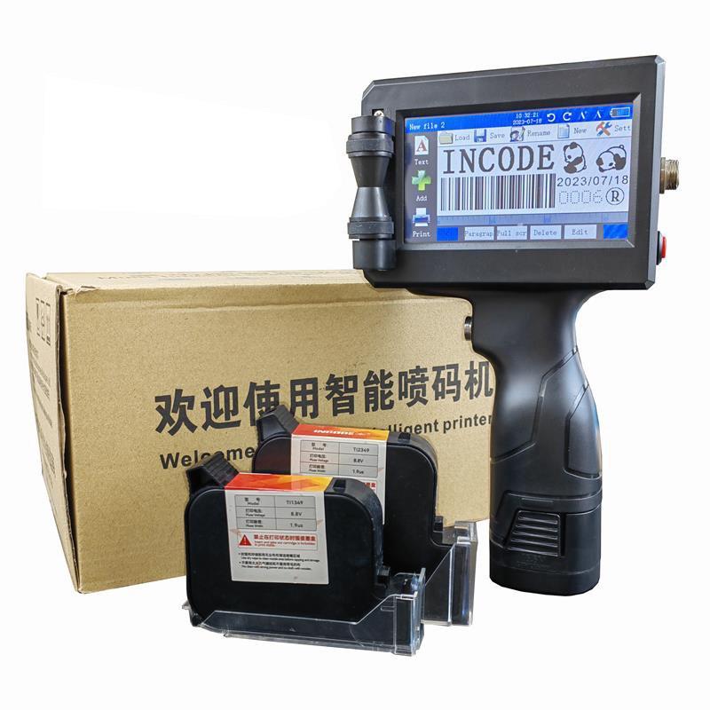 Portable Code Machine Handheld Inkjet Handjet Printer For Plastic Bag Bottle