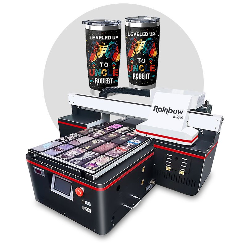 UV Printer Flat Bed Printing Machine for Acrylic Art Uv Dtf Sticker