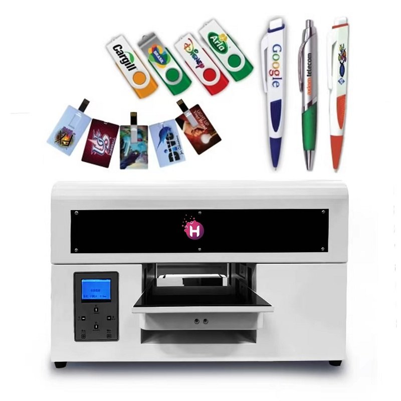 Auto UV Printer Flatbed UV Printer A4 Size Printing Machine