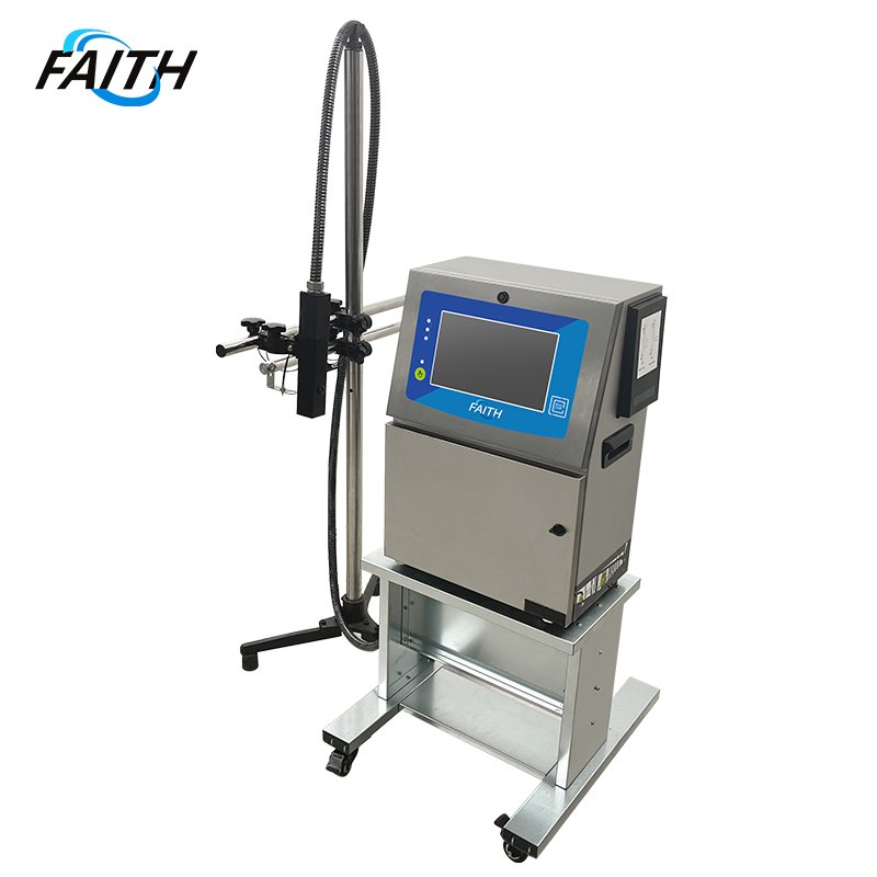 High effective batch code continuous CIJ inkjet printer on product line factory packaging date logo printer