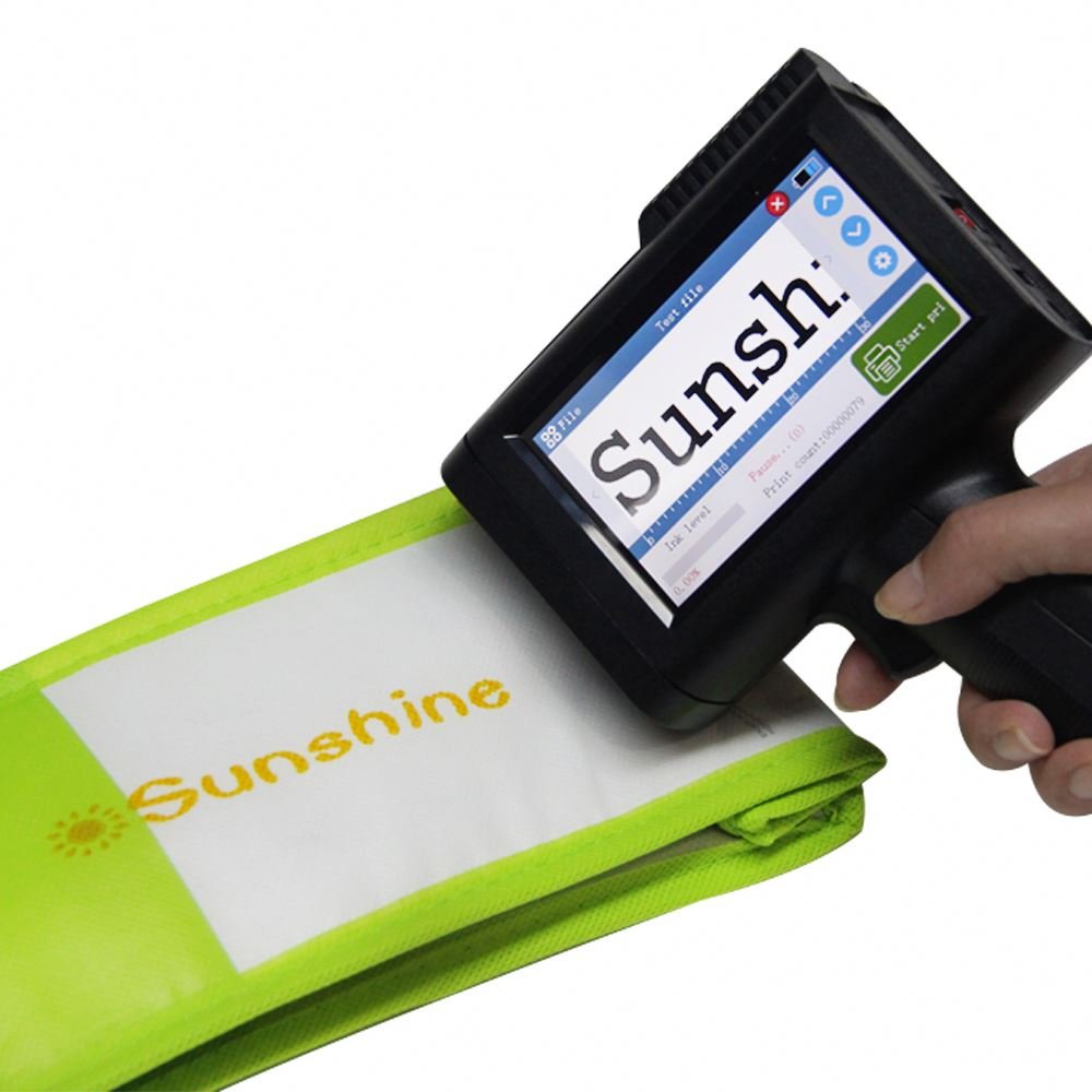 new M10 handheld expiry date bottle plastic bag inkjet printer