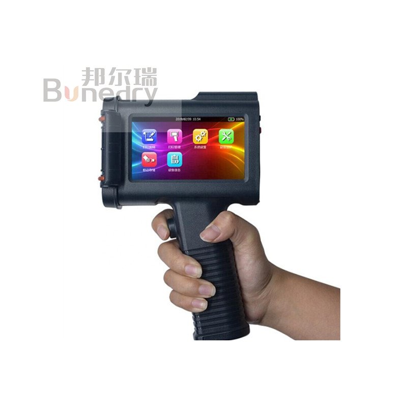 Popular Portable Manual Handheld Inkjet Expire Date Code Hand Jet Printer Pet Bottles Jars for Plastic Engine Provided 2.5