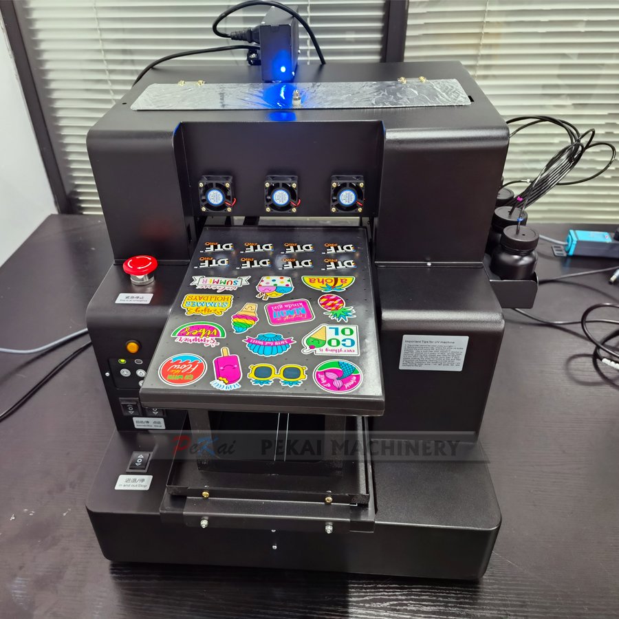 3D UV Printer DTF Flatbed Printer Machine A4 Size with Varnish Function