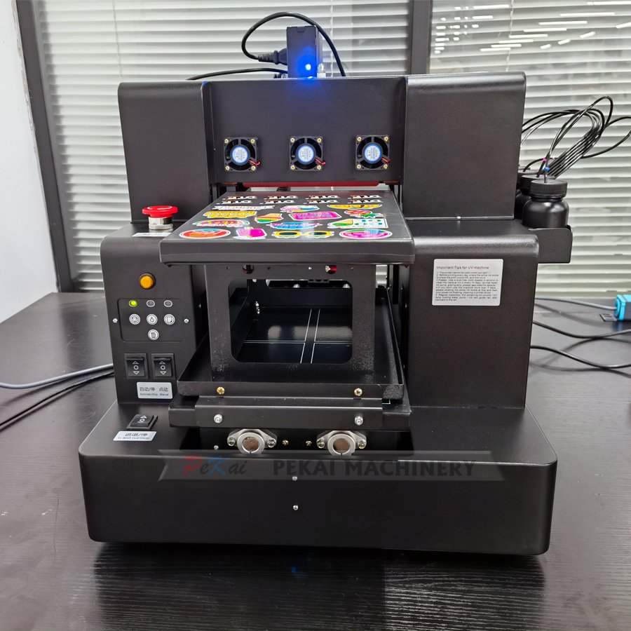3D UV Printer DTF Flatbed Printer Machine A4 Size with Varnish Function