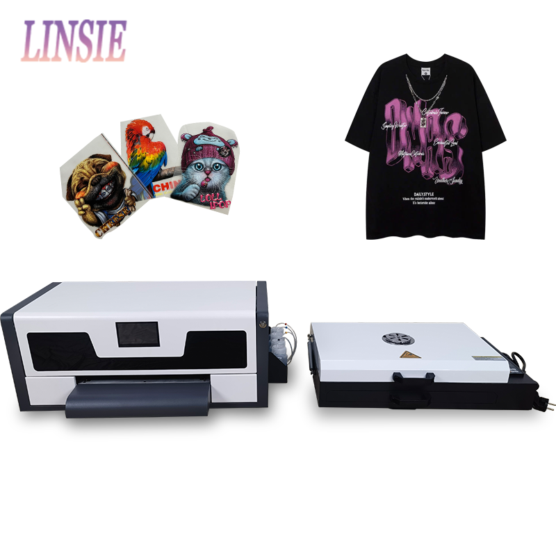 A3 Dtf Inkjet Printer Set Heat Transfer T-shirt Printing Machine Direct To Film Printer With Xp600 Print Head