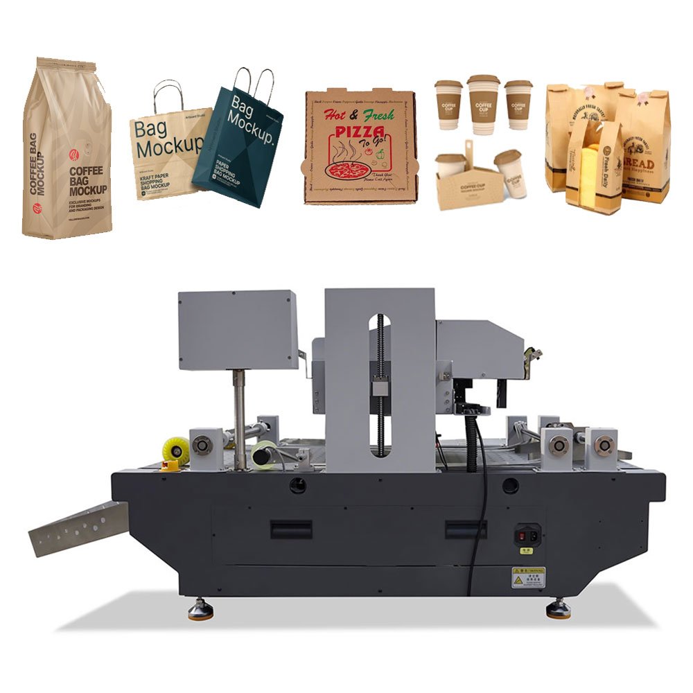 Single pass digital inkjet printer for printing direct to packaging printer label printer machine bag printing machine