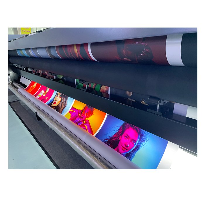 2m Uv Hybrid Printer with Epsonn t3200 Head Cmyk White Ink Embossed Effect Uv Printer