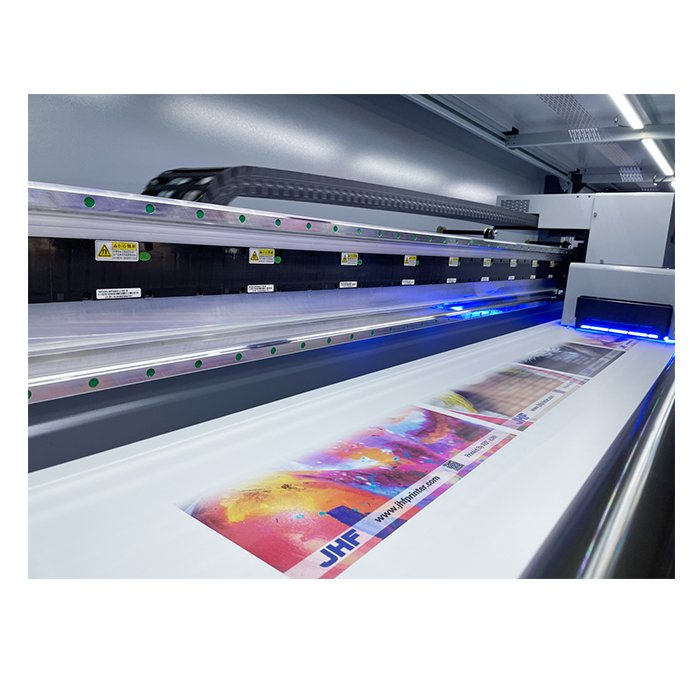 2m Uv Hybrid Printer with Epsonn t3200 Head Cmyk White Ink Embossed Effect Uv Printer