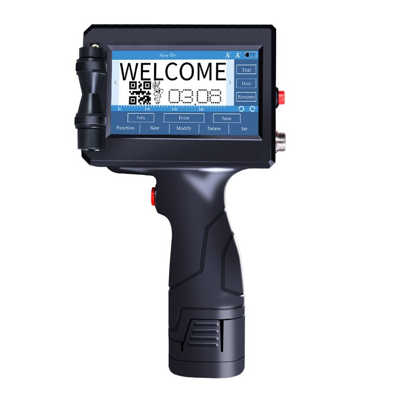 600DPI 12.7mm automatic and thermal Handheld Tij Inkjet Printer Expiry Date printer With Good Price
