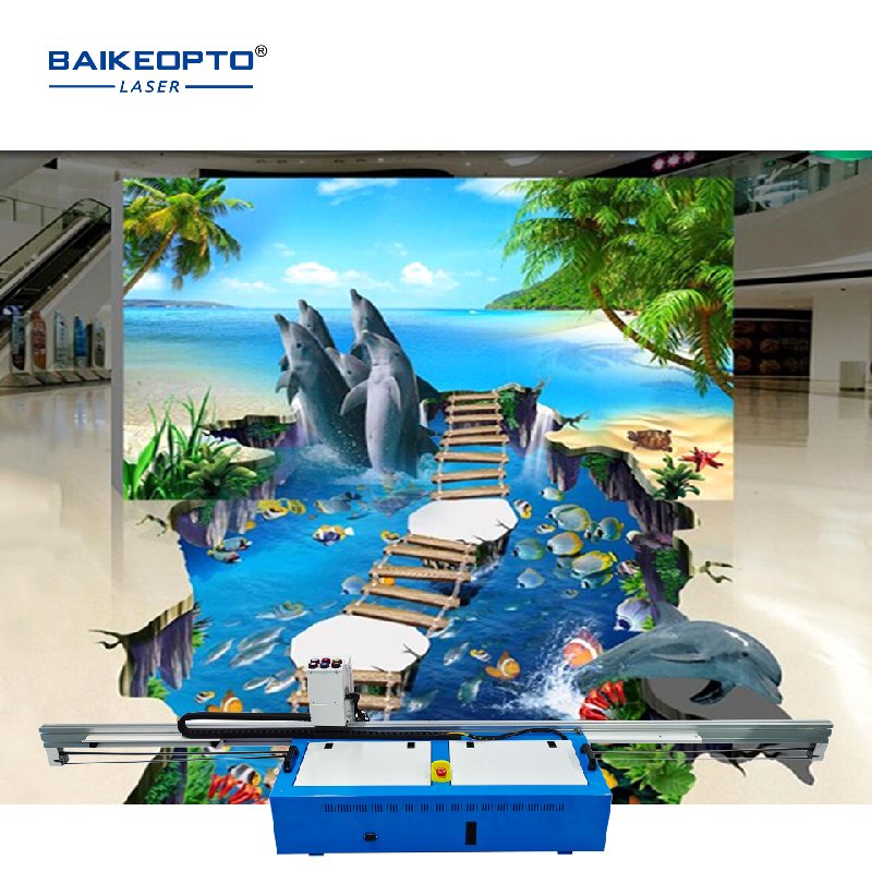 3d 5d DX10 dual nozzle Uv Wall/floor/ground Art Glass/wood/ceramic/paper/metal Direct Inkjet Printers Spraying Painting Machine