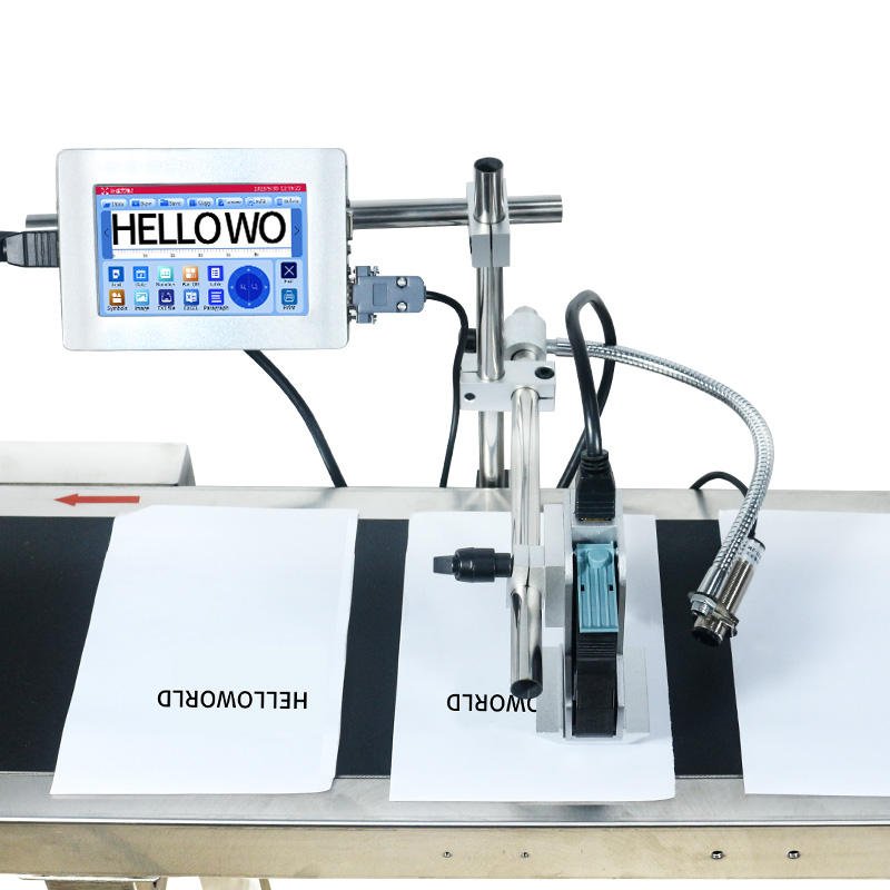 Industrial Automatic Online Continuous Inkjet Printer For Paper Carton Numbering Machine Automatic logo printing machine