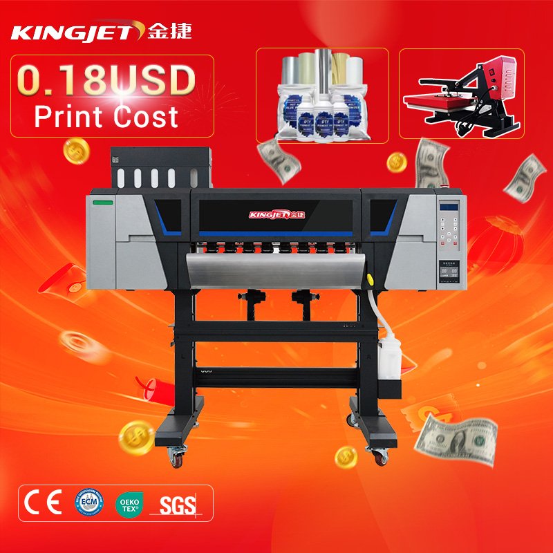Kingjet Automated dtf printers film 60cm dtf printers a3 printing 602 machinery