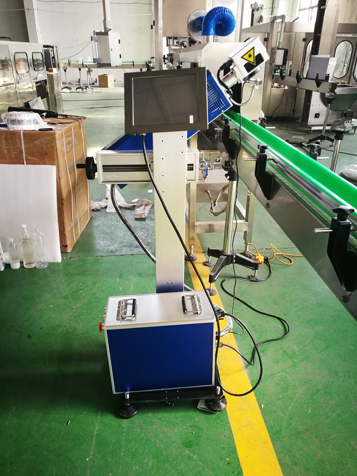 online inkjet printer date inkjet printer for Automatic production line coding marking Food grade ink jet cartridge