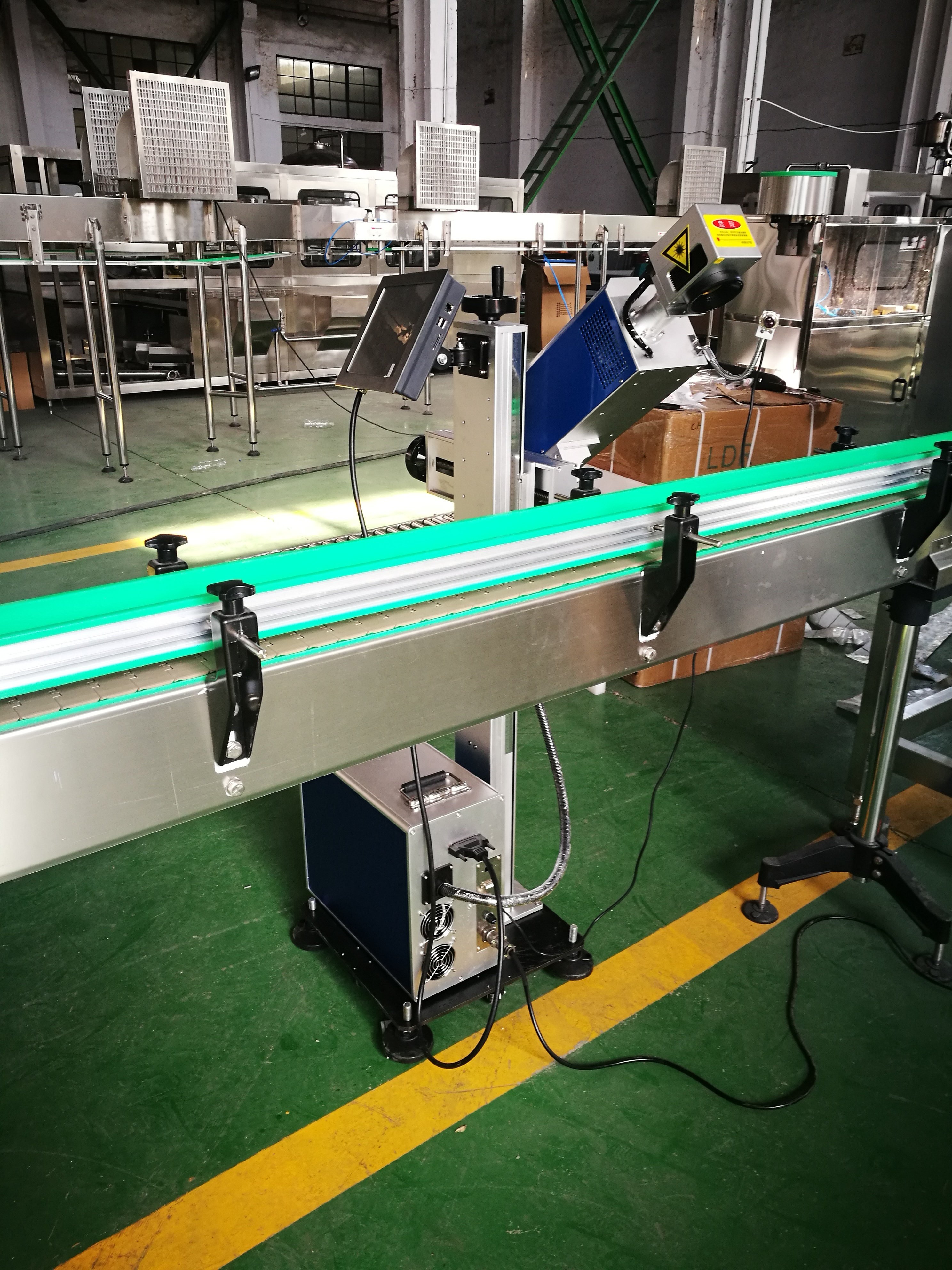 online inkjet printer date inkjet printer for Automatic production line coding marking Food grade ink jet cartridge