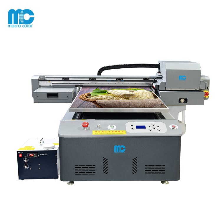 hot-sale A1 uv6090 uv led flatbed printer price cost 60x90 with high quality frame and rotary device for cups bottle