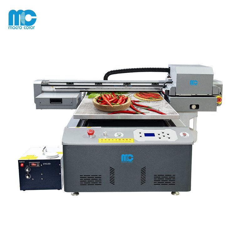 hot-sale A1 uv6090 uv led flatbed printer price cost 60x90 with high quality frame and rotary device for cups bottle