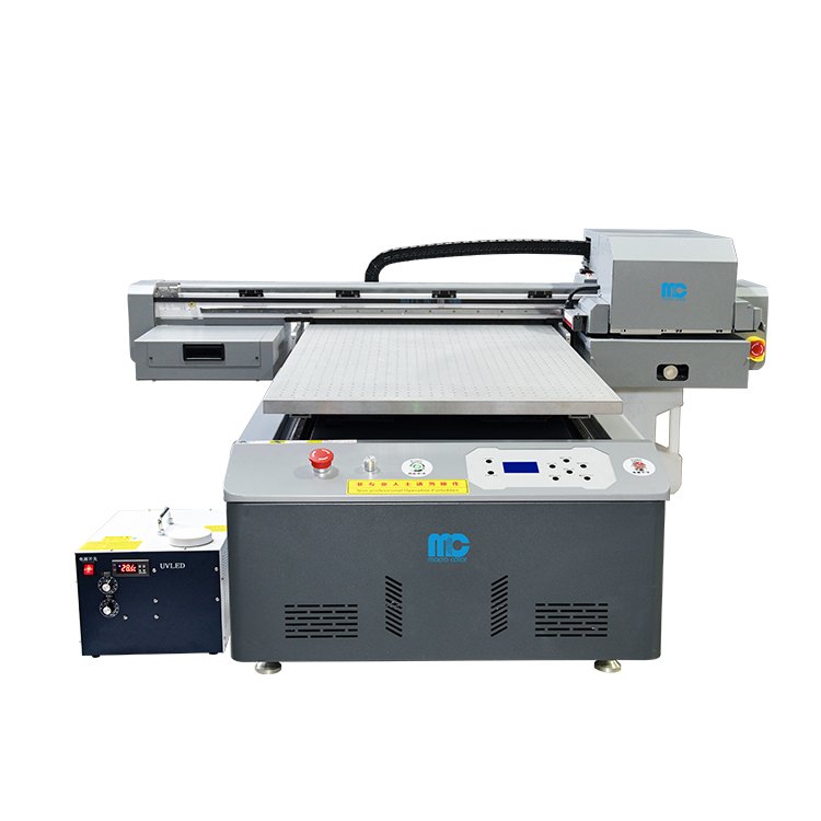 hot-sale A1 uv6090 uv led flatbed printer price cost 60x90 with high quality frame and rotary device for cups bottle