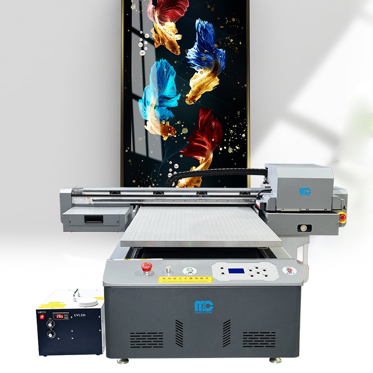 hot-sale A1 uv6090 uv led flatbed printer price cost 60x90 with high quality frame and rotary device for cups bottle