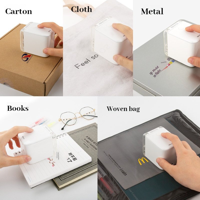 Versatile Handheld Portable Small Inkjet Printer DIY LOGO Printing Wireless Mini Color Label Tattoo Press