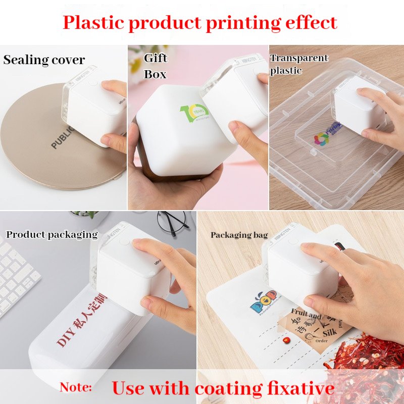 Versatile Handheld Portable Small Inkjet Printer DIY LOGO Printing Wireless Mini Color Label Tattoo Press