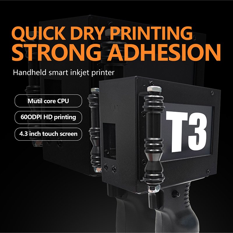 Handheld portable impresora de chorro de tinta coding logo thermal machines inkjet printer