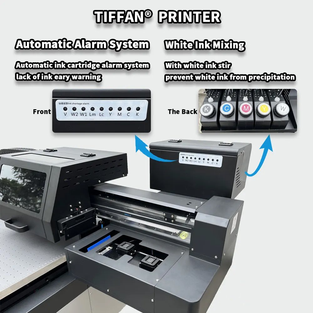 6090 UV Dtf Printer A3 Dual Head 30 Cm Business Machine Transfer Digital Cotton Uv Press 3d Dtf UV Printer A3