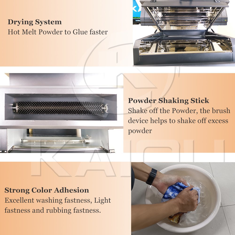 Inkjet 24 inch dtf printer 60cm epson i3200/xp600 t-shirt printing machine dual/2/4 head impresora dtf printer