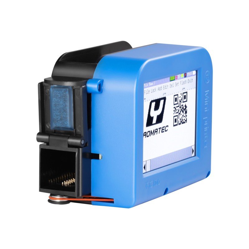 12.7mm mini Portable printer QR Bar Batch Code Date Number Logo Expiry Date Label Handheld Thermal Inkjet Printer