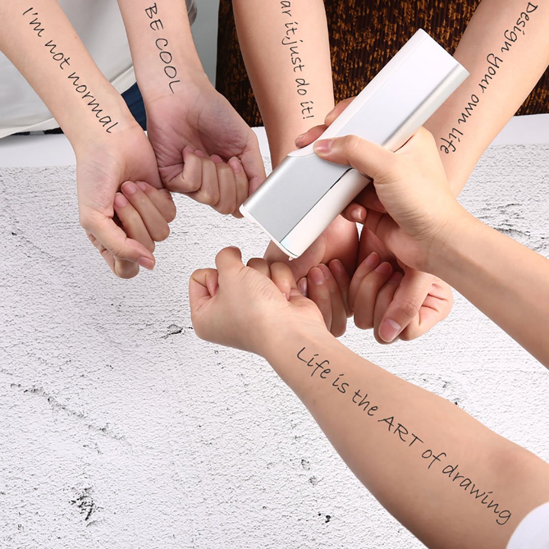 Coditeck CK EV01 Handheld mini inkjet printer print pen DIY tattoo machine