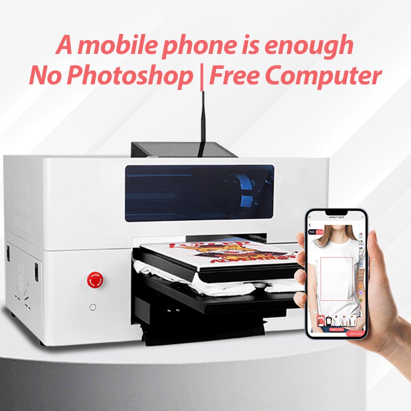 Epson Direct To Garment Printer Easy To Operate Mobile QR Scanning For Use In Printing House