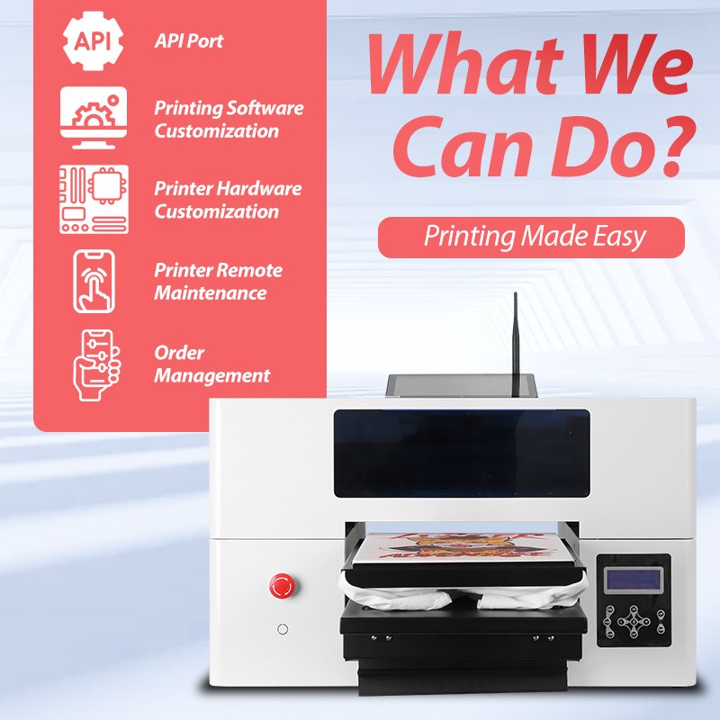 Epson Direct To Garment Printer Easy To Operate Mobile QR Scanning For Use In Printing House