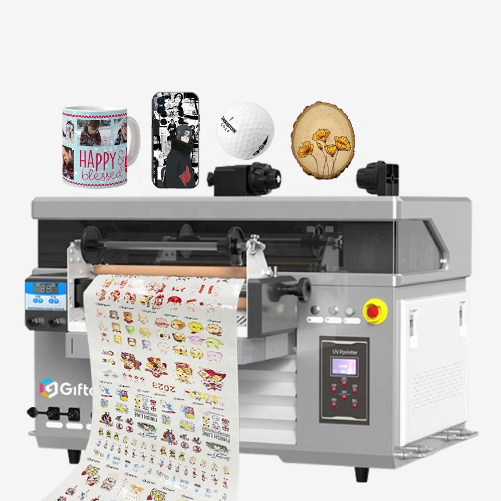 Giftec Apollo-4060 Uv-dtf Printer Bag 360 Degree Cylinder Uv Printing Machine Technology Multipurpose Flatbed Uv Ink Plastic New