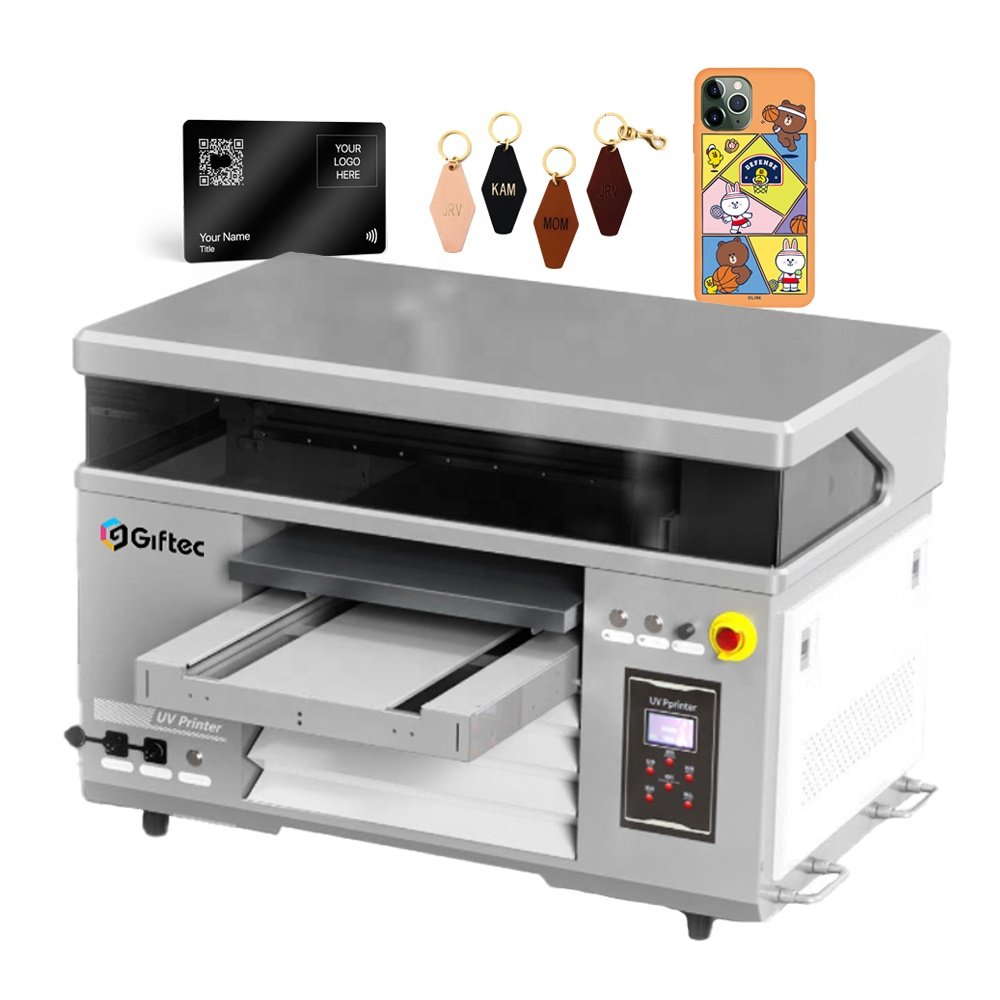 Giftec Apollo-4060 Uv-dtf Printer Bag 360 Degree Cylinder Uv Printing Machine Technology Multipurpose Flatbed Uv Ink Plastic New