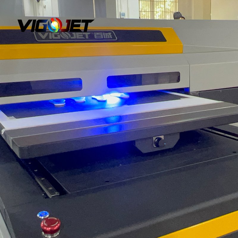 Equipped with vision positioning 6090 uv flatbed printer flatbed bottle uv inkjet printer for mobile phone case wooden PVC card