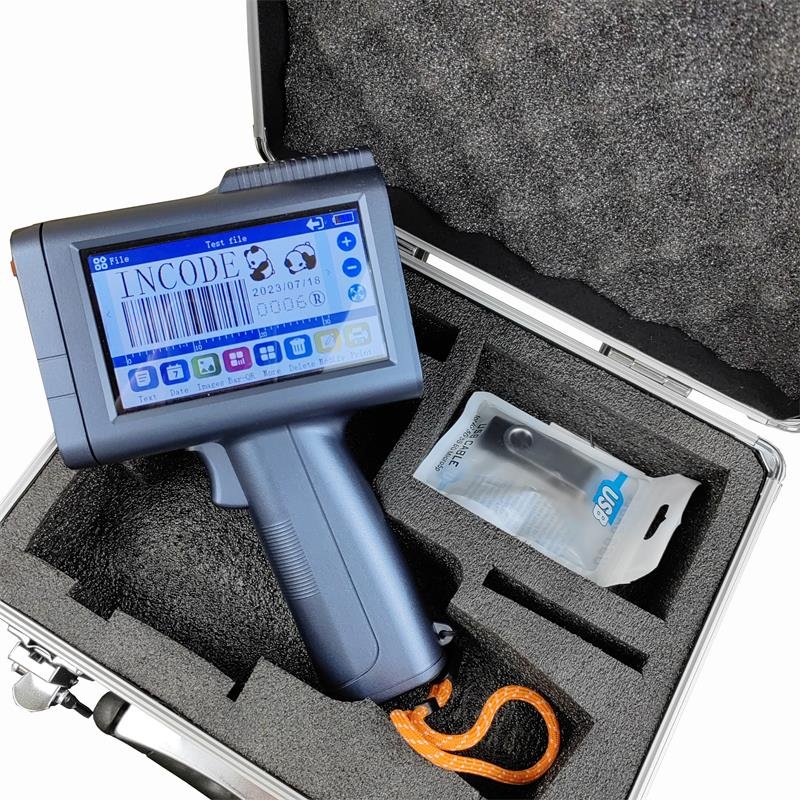 INCODE Manufacture OEM ODM Portable Lightweight Quick Drying Hand held Color Expire Batch Machine Number Handheld Inkjet Printer