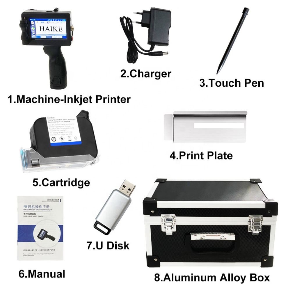 Brand New 2024 News Handheld Inkjet Expiry Date Printer For Dates Code Made In China