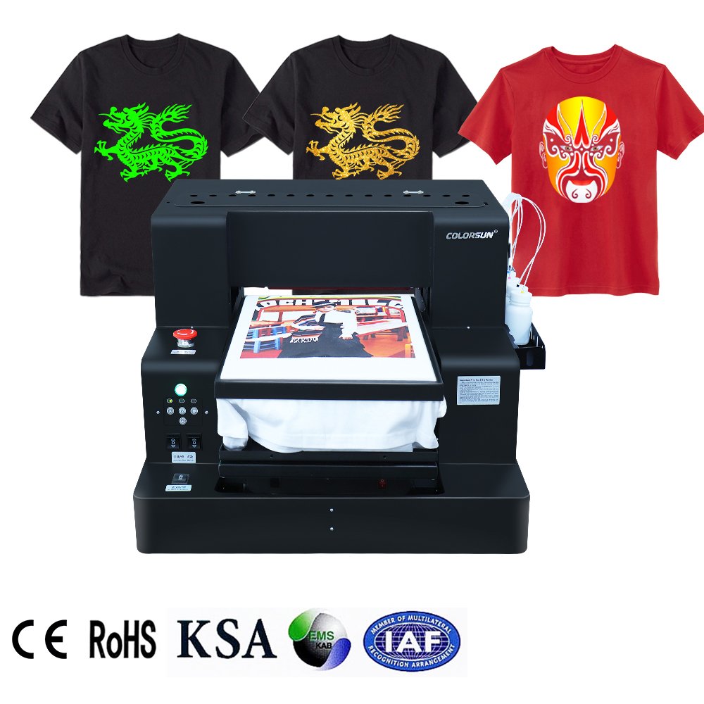 multifunction directly printing machine for t-shirt printing L805 head DTF DTG 2 in 1 printer A3