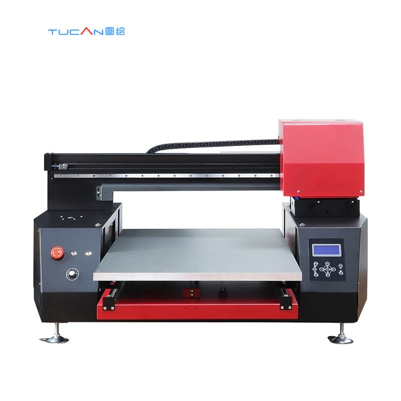 6090 Small Format XP600 Led Lamp Flatbed Printing Machine Phone Case Acrylic Metal Stone Ceramic Glass Bottle Varnish UV Printer