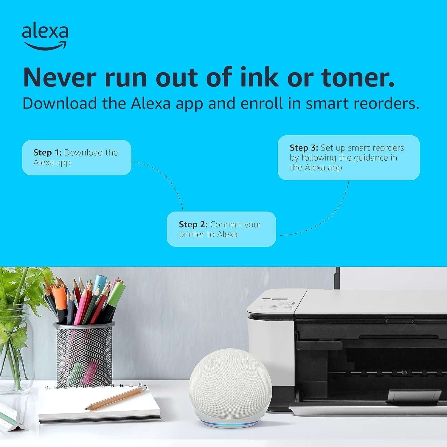 Inkjet Printers Wireless All-In-One Color Inkjet Printer Print Scan Copy with Mobile and Tablet Printing Color Inkjet Printer